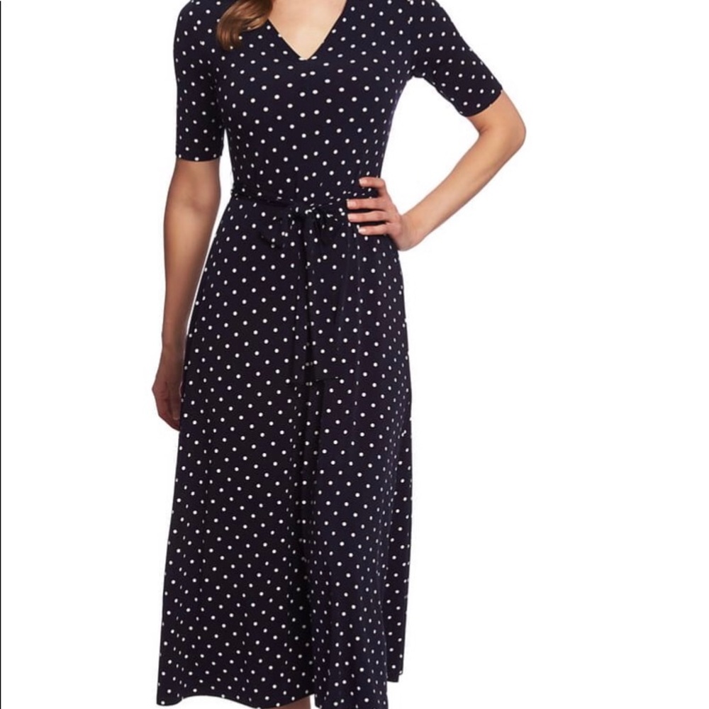 Polka Dot Midi Dress